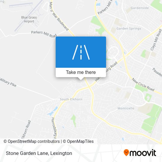 Stone Garden Lane map