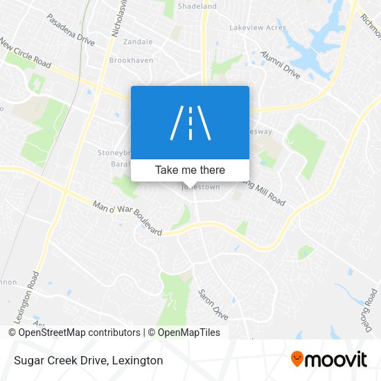 Mapa de Sugar Creek Drive