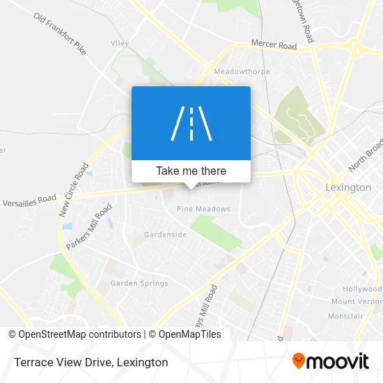 Terrace View Drive map