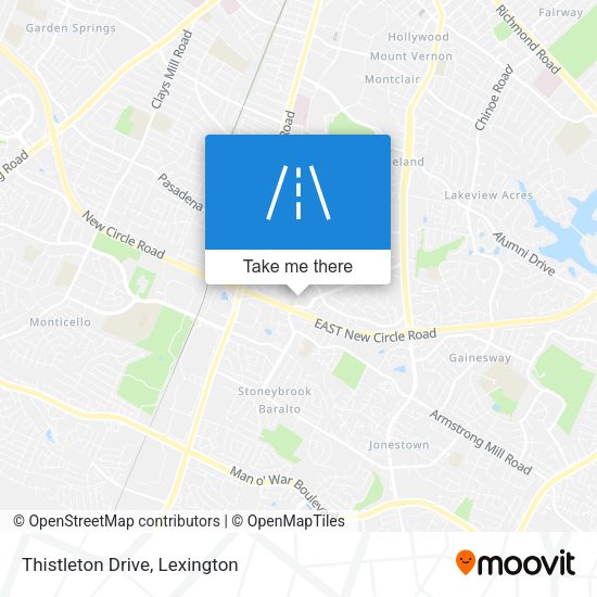 Mapa de Thistleton Drive