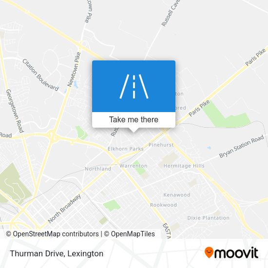 Mapa de Thurman Drive