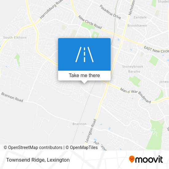 Mapa de Townsend Ridge