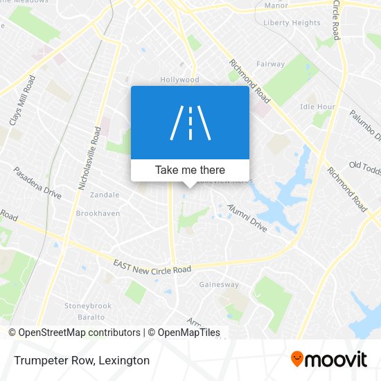 Mapa de Trumpeter Row