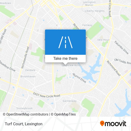 Mapa de Turf Court