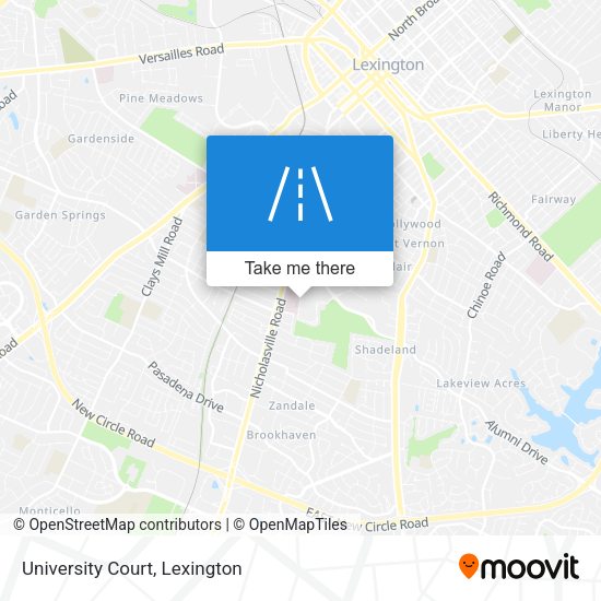University Court map