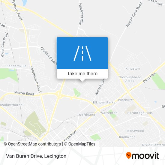 Mapa de Van Buren Drive