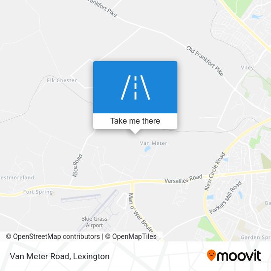 Mapa de Van Meter Road