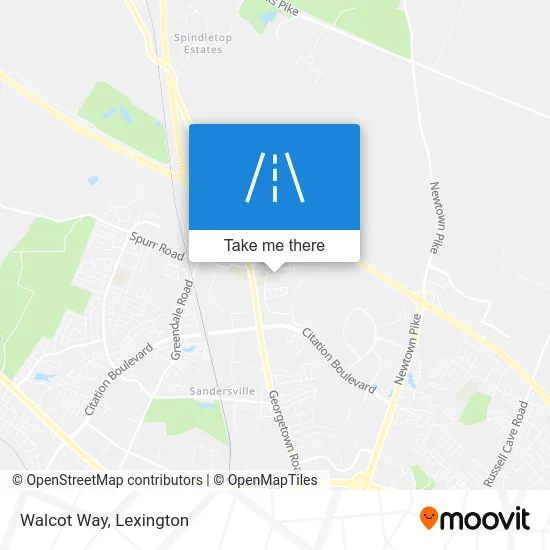 Walcot Way map