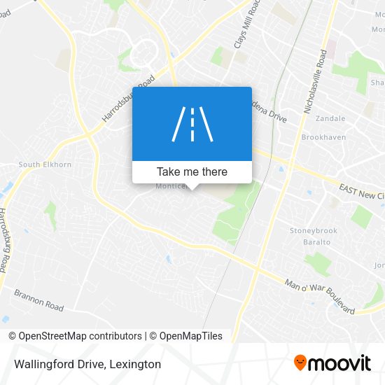Wallingford Drive map