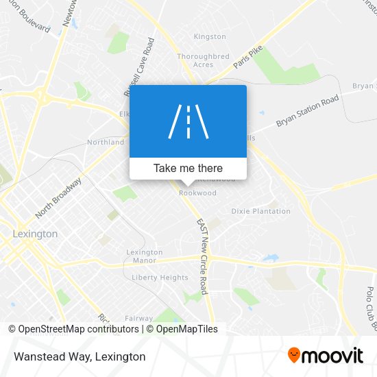 Mapa de Wanstead Way