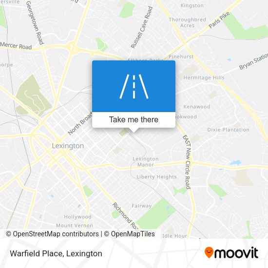 Mapa de Warfield Place