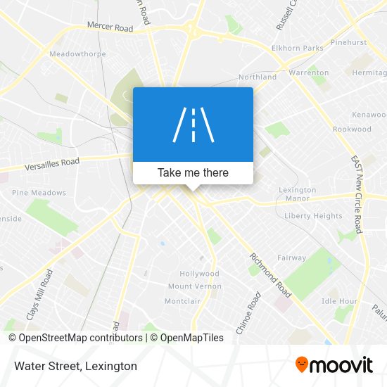 Mapa de Water Street