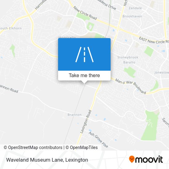 Mapa de Waveland Museum Lane