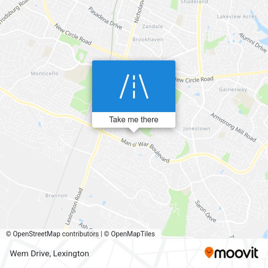 Wem Drive map