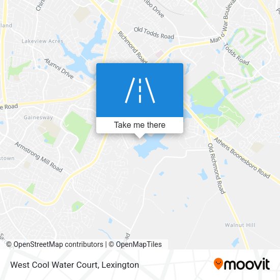 West Cool Water Court map