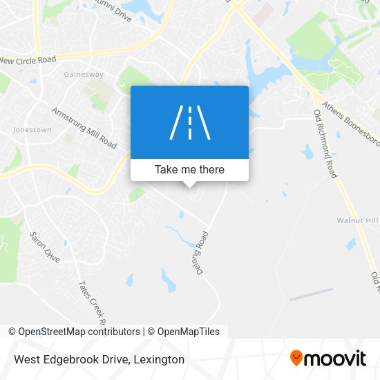 Mapa de West Edgebrook Drive