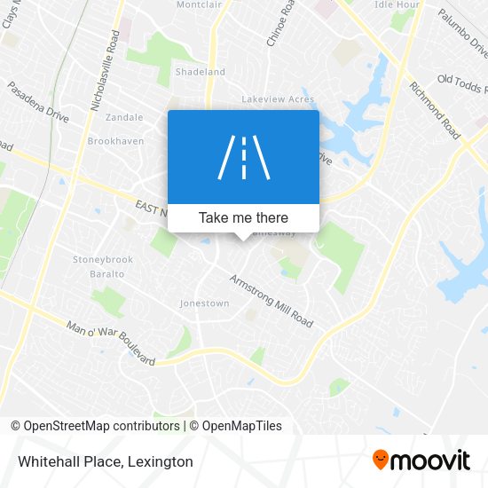 Mapa de Whitehall Place