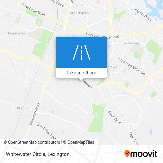 Mapa de Whitewater Circle