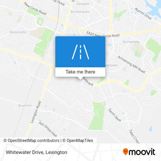 Mapa de Whitewater Drive