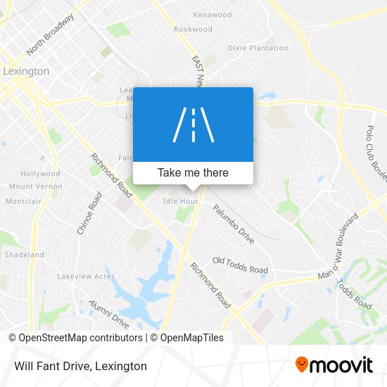 Mapa de Will Fant Drive