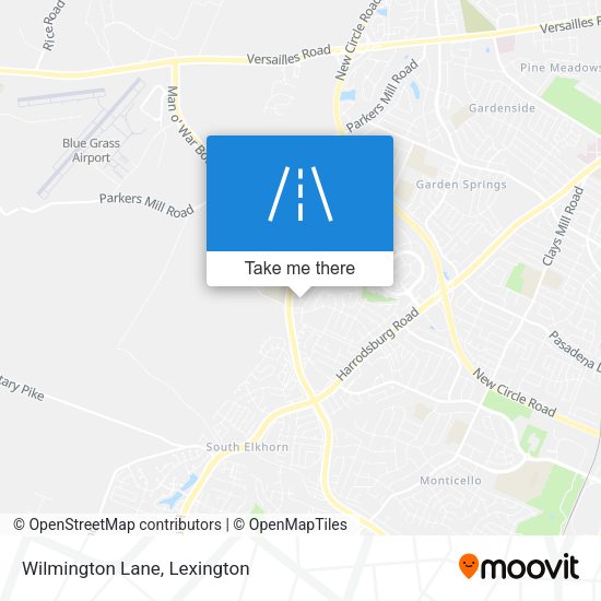 Mapa de Wilmington Lane