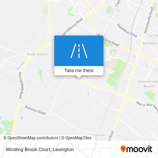 Mapa de Winding Brook Court