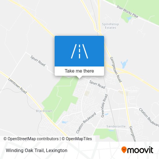 Mapa de Winding Oak Trail