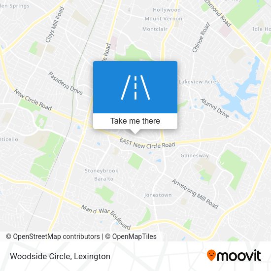 Mapa de Woodside Circle
