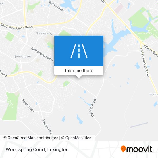 Mapa de Woodspring Court