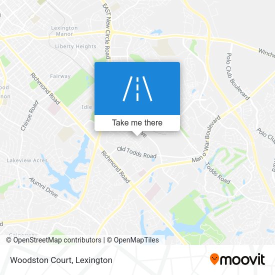 Mapa de Woodston Court