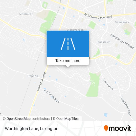 Worthington Lane map