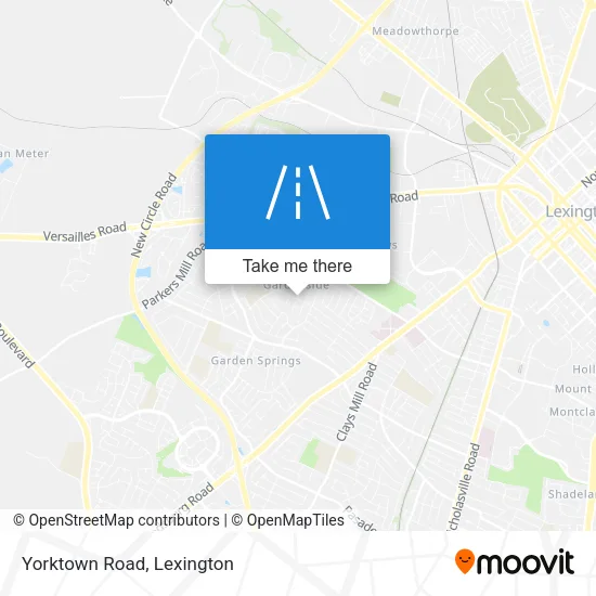 Yorktown Road map