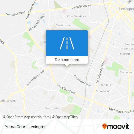 Mapa de Yuma Court