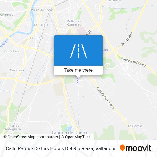 Calle Parque De Las Hoces Del Río Riaza map