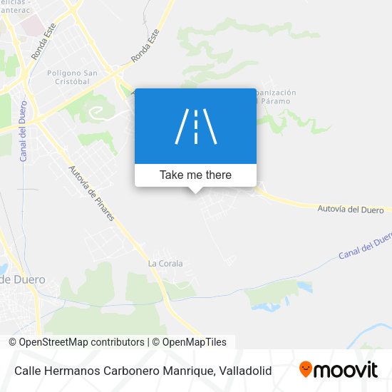 Calle Hermanos Carbonero Manrique map