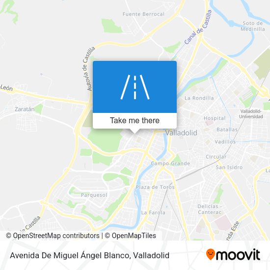 Avenida De Miguel Ángel Blanco map
