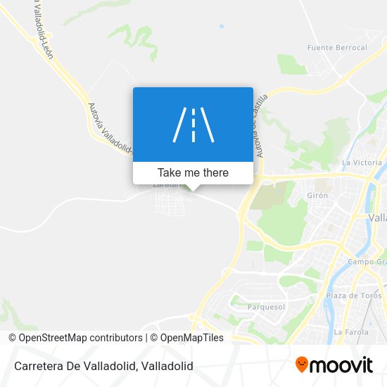 Carretera De Valladolid map