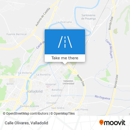 Calle Olivares map