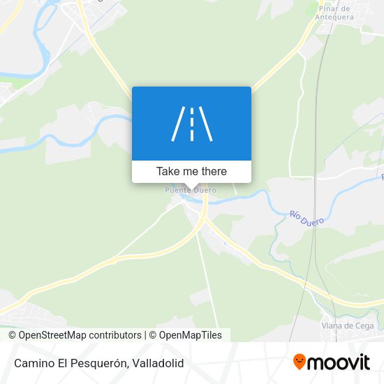 Camino El Pesquerón map