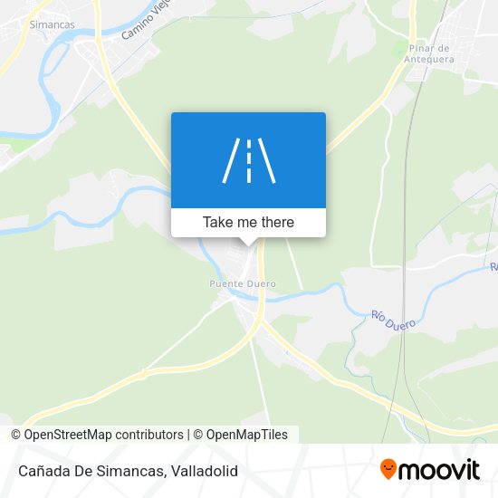 Cañada De Simancas map