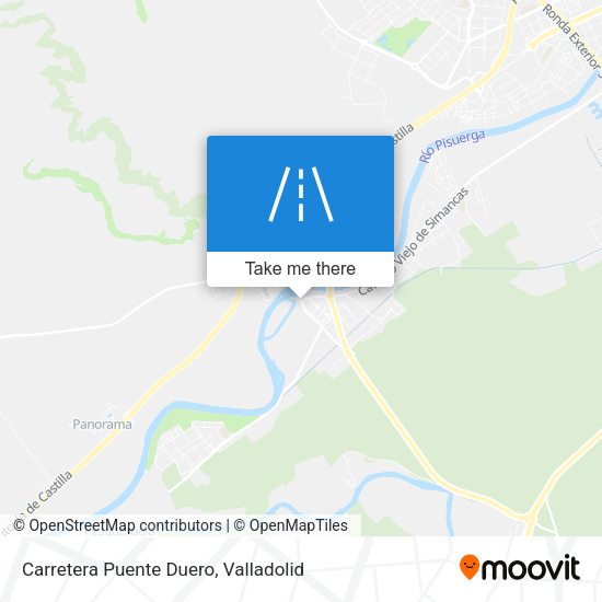 Carretera Puente Duero map