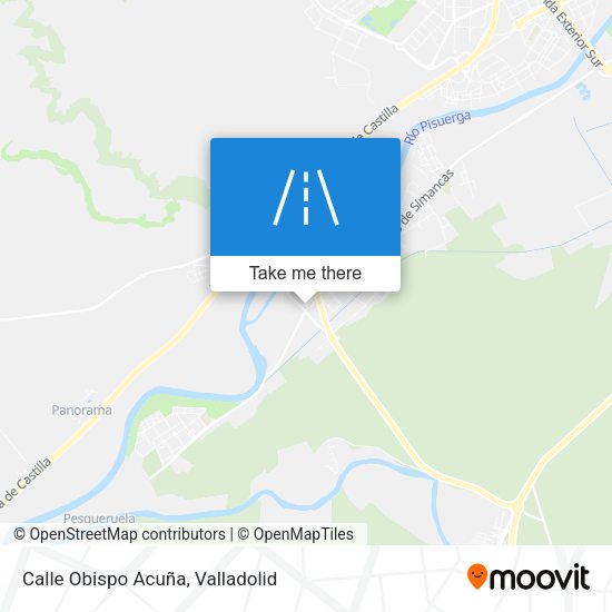 Calle Obispo Acuña map
