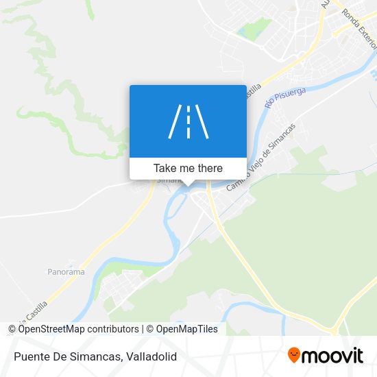 Puente De Simancas map