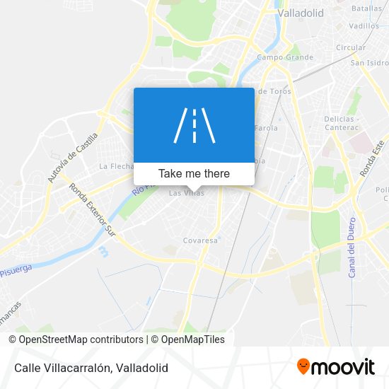 Calle Villacarralón map