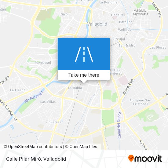 Calle Pilar Miró map