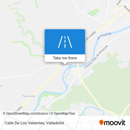 Calle De Los Valientes map