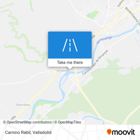 Camino Rabil map