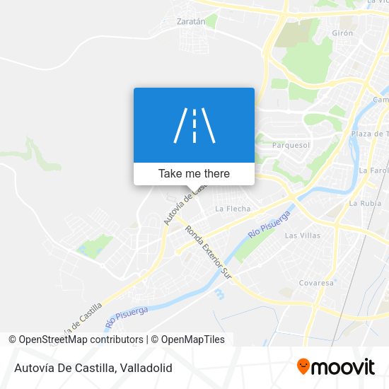 Autovía De Castilla map