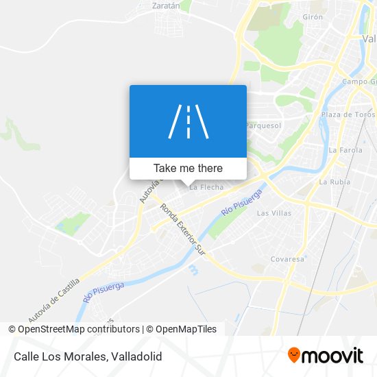 Calle Los Morales map