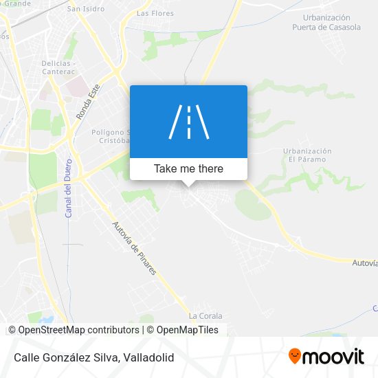 Calle González Silva map